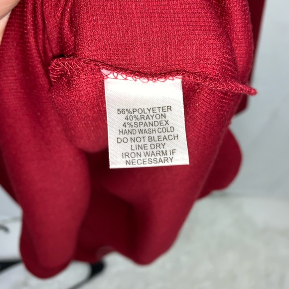 Maddy k...Red criss cross shirt L - Picture 5 of 5